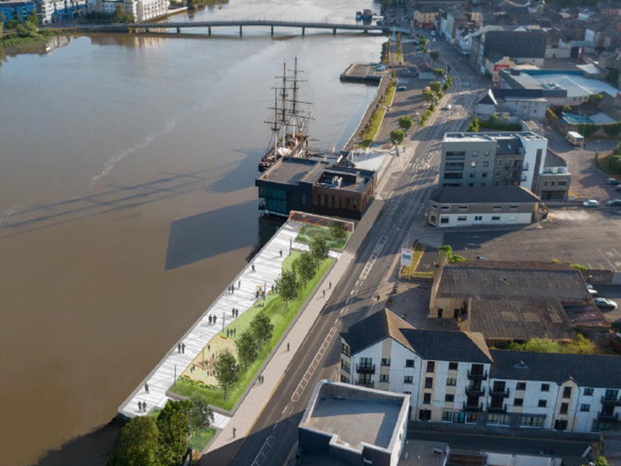 New Ross gets €815k funding boost for new €1m Emigrant Park on the quay