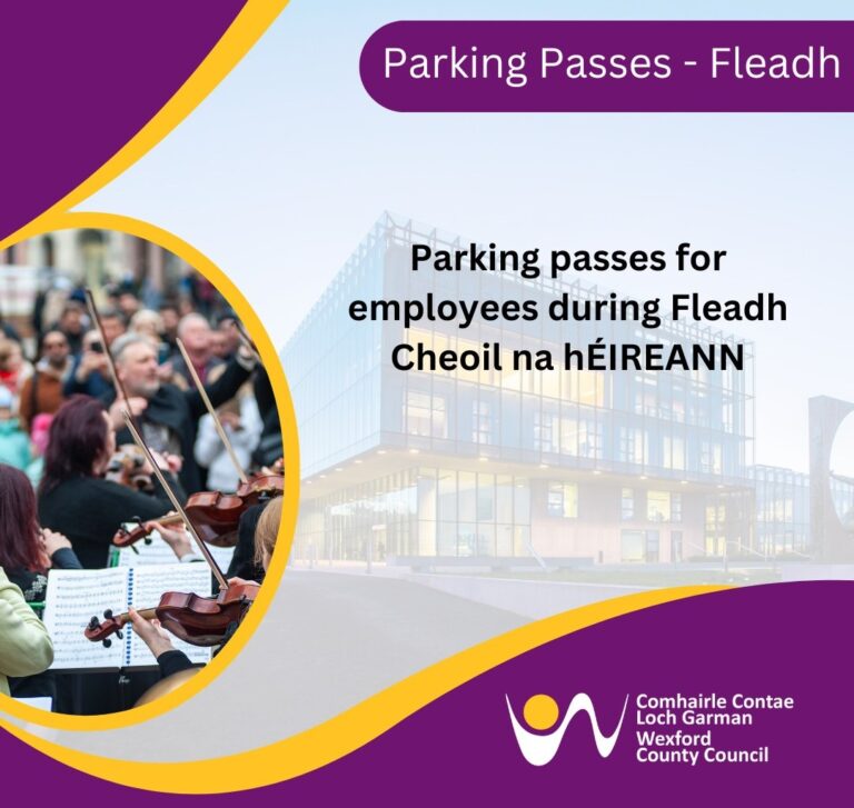 parking passes fleadh cheoil wexford